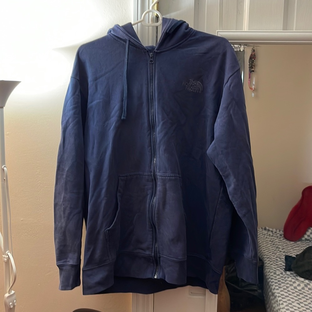 North Face Fleece Zip Up Hoodie